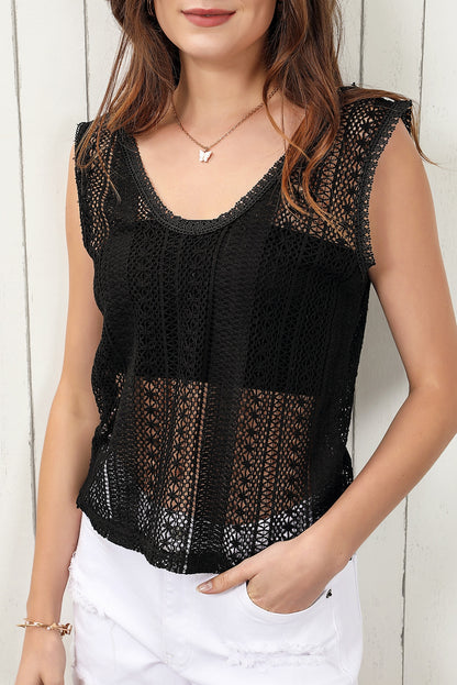 Deep V Openwork Tank