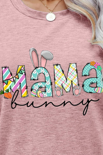 Camiseta estampada de Pascua MAMA BUNNY