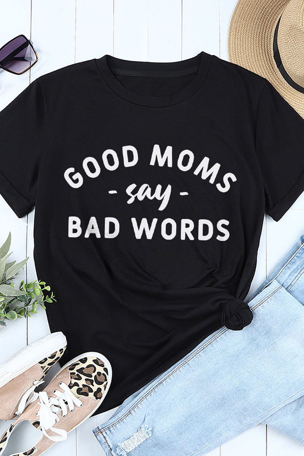 BUENAS MAMÁS DICEN MALAS PALABRAS Camiseta estampada