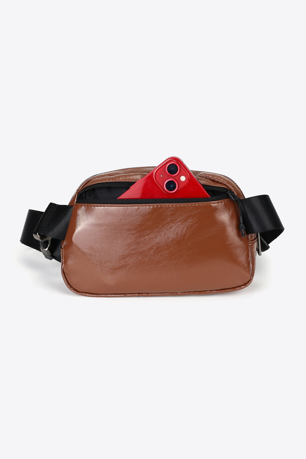 PU Leather Adjustable Strap Sling Bag