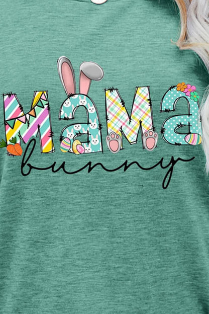 Camiseta estampada de Pascua MAMA BUNNY