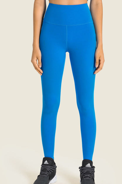 Leggings de yoga con cintura ancha y cintura alta