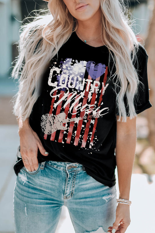 Camiseta gráfica MÚSICA COUNTRY