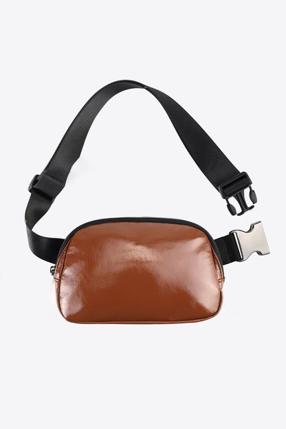 Bolso bandolera con correa ajustable de cuero PU