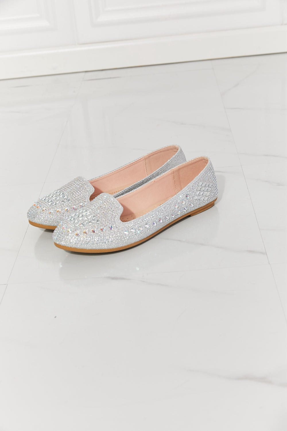 Forever Link Bling It On Rhinestone Ballet Flats