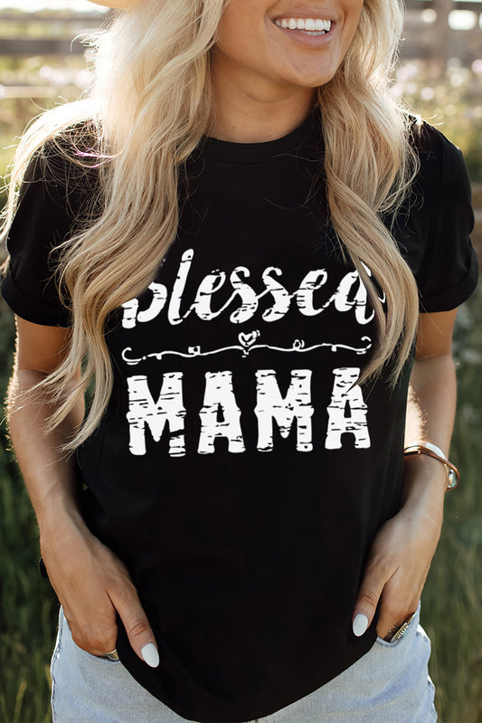 Camiseta gráfica BENDITA MAMA