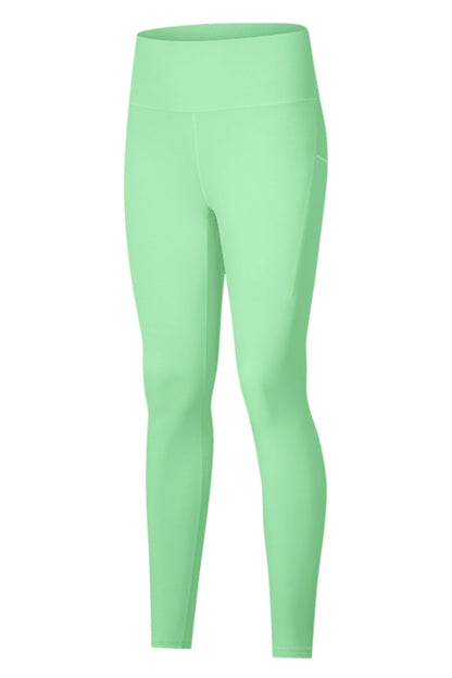 Leggings de yoga con cintura ancha y cintura alta