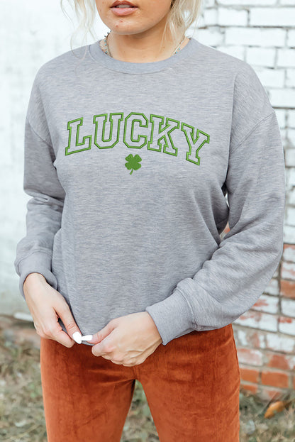 LUCKY Sudadera con hombros caídos