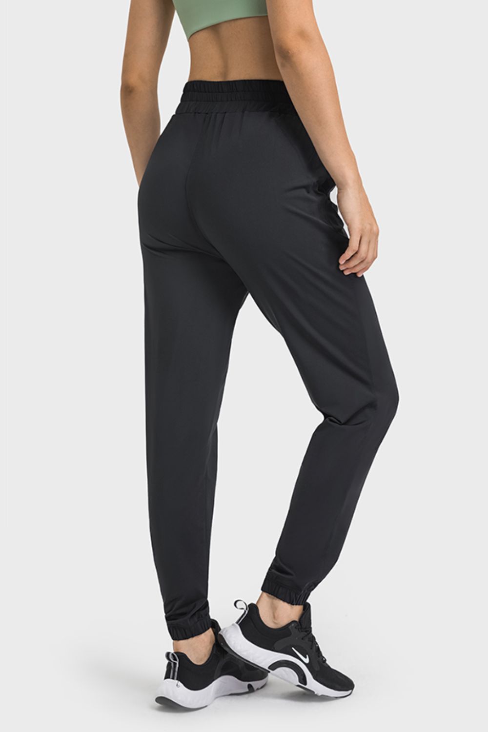 Joggers de yoga con cintura elástica y bolsillos