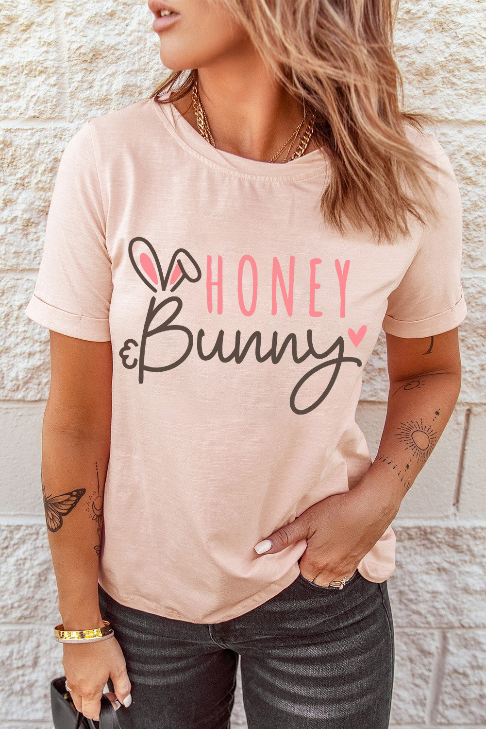 HONEY BUNNY Camiseta gráfica de Pascua