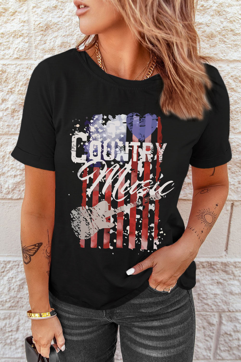 Camiseta gráfica MÚSICA COUNTRY