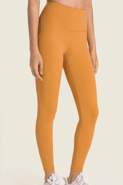 Leggings de yoga con cintura ancha y cintura alta