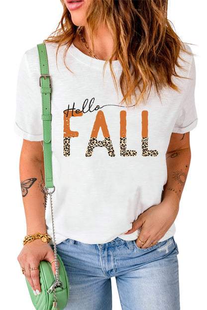 Camiseta gráfica HOLA OTOÑO