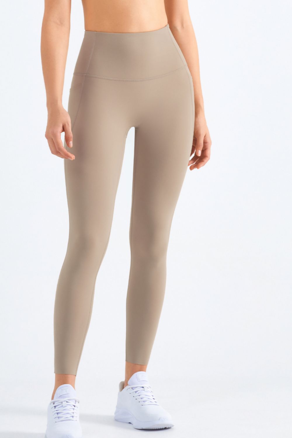 Leggings de yoga con bolsillo y cintura elástica muy elásticos