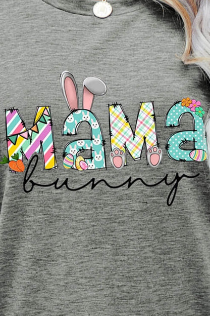 Camiseta estampada de Pascua MAMA BUNNY