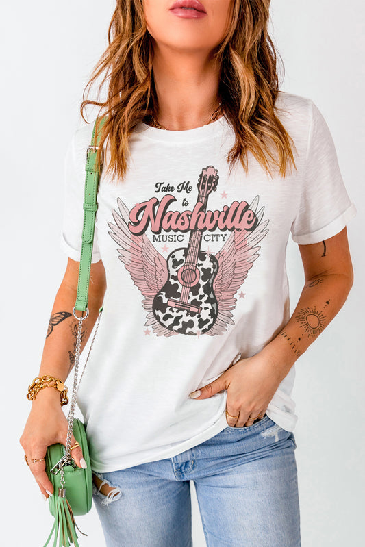 Camiseta gráfica Llévame a NASHVILLE