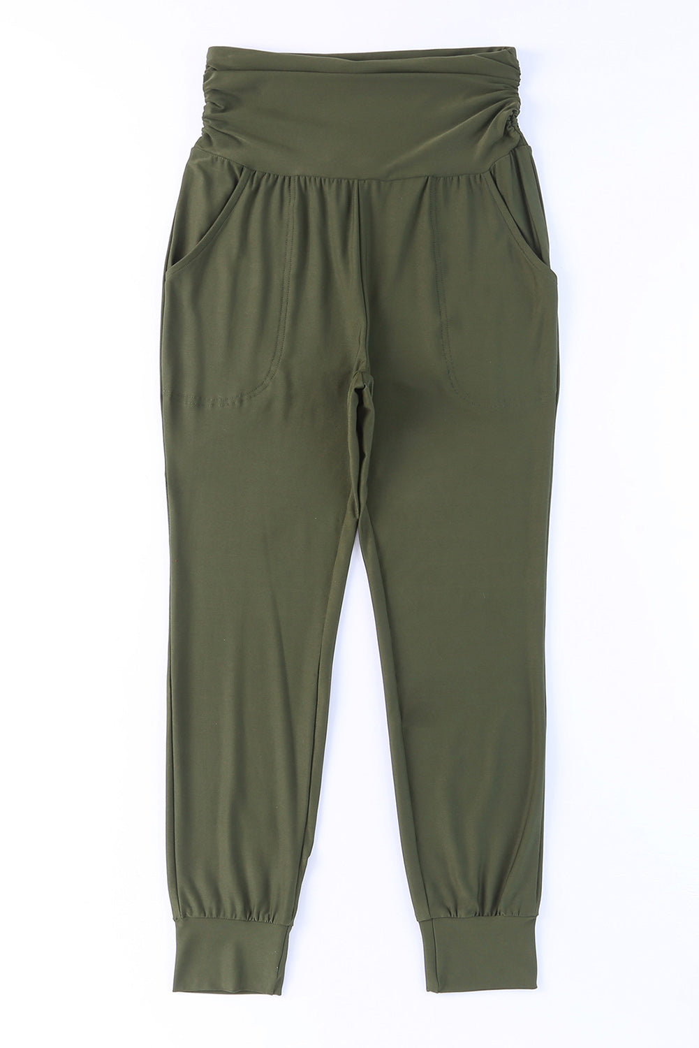 Joggers de tiro alto con cintura ancha