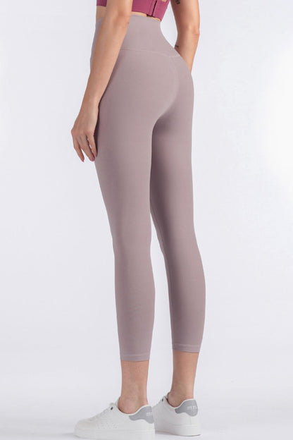 Leggings de yoga recortados con cintura elástica Feel Like Skin