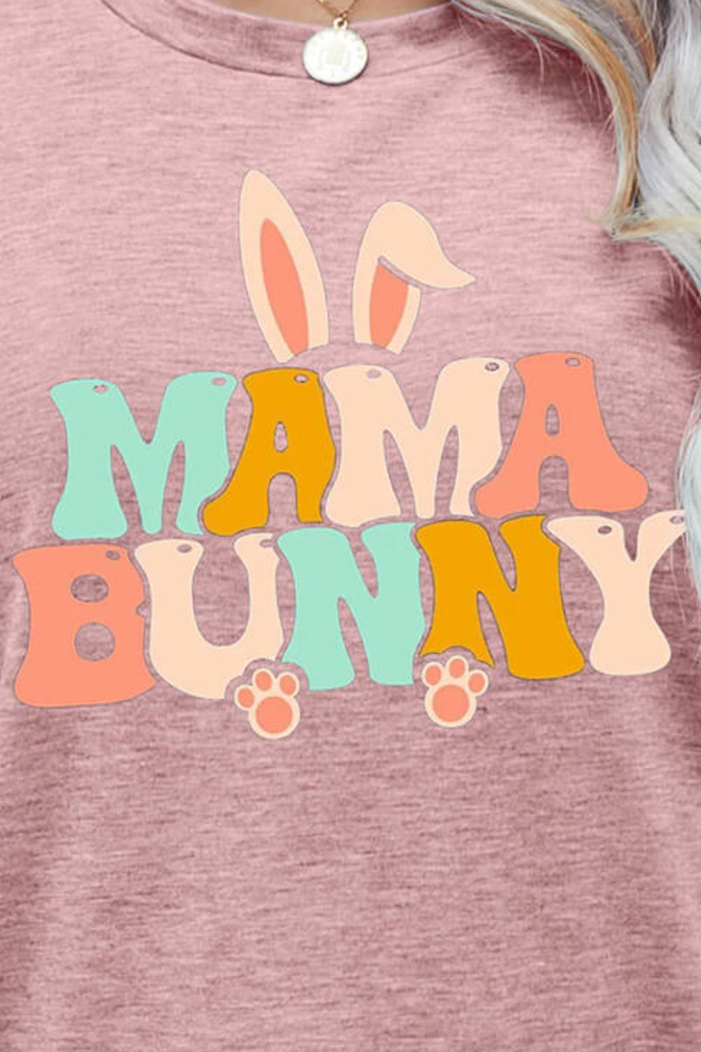 Camiseta MAMA CONEJITO de Pascua