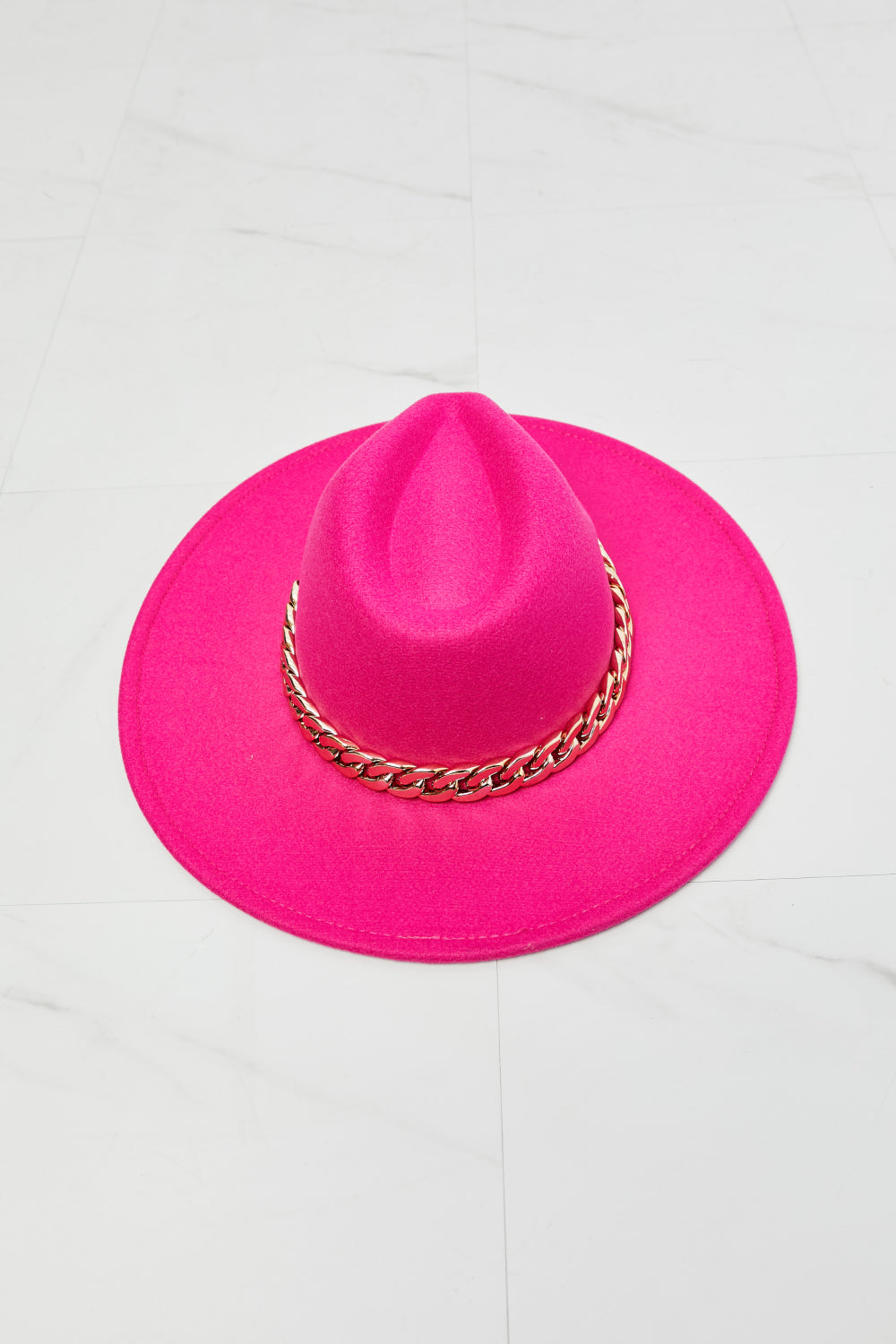 Sombrero Fedora Keep Your Promise de Fame en rosa