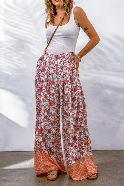 Culottes bohemios plisados