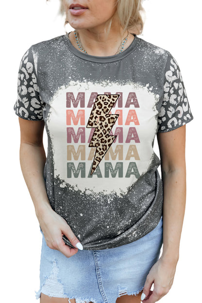 Camiseta gráfica MAMA Leopard Lightning