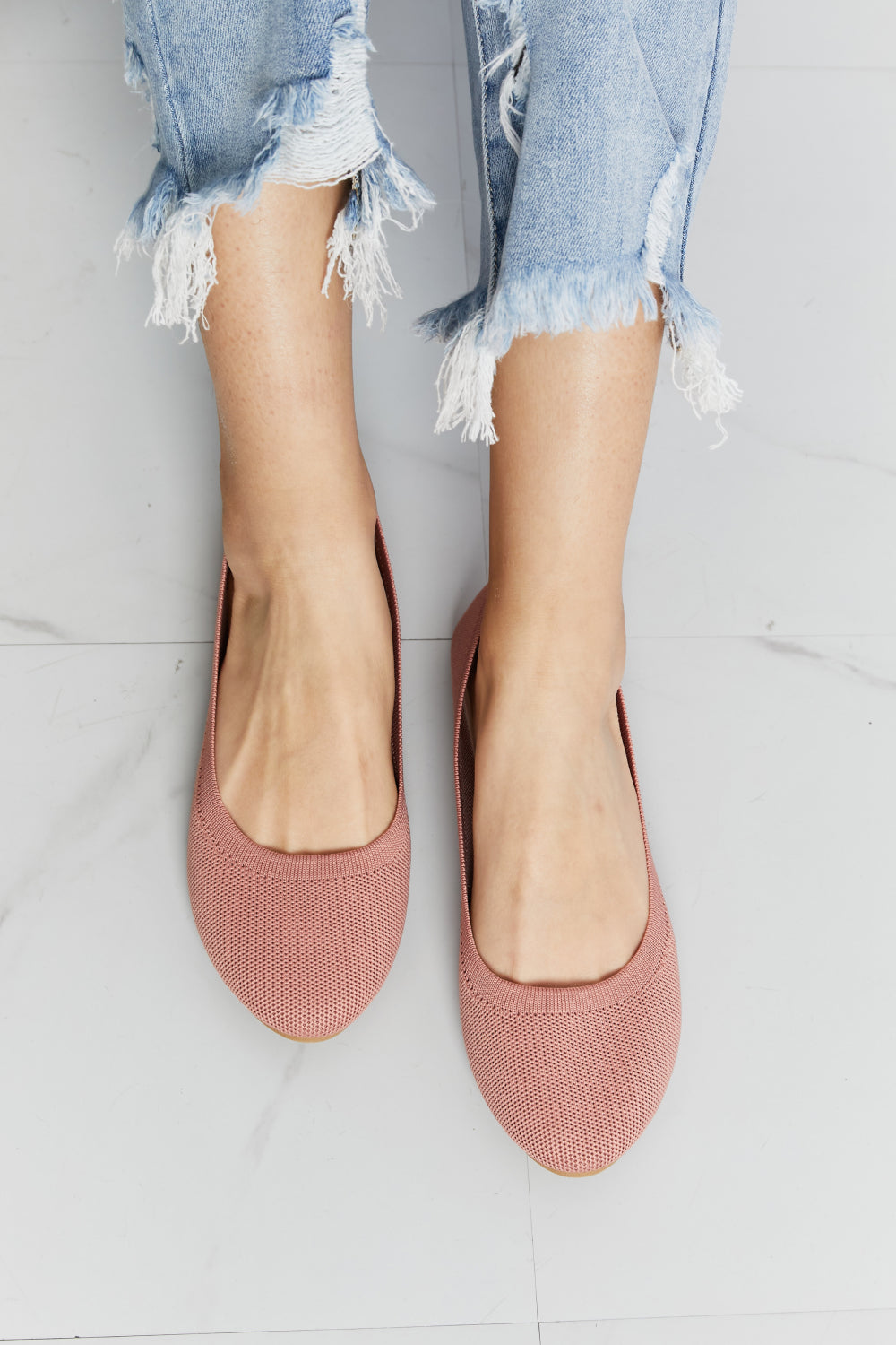 Forever Link Get A Move On Round Toe Flats