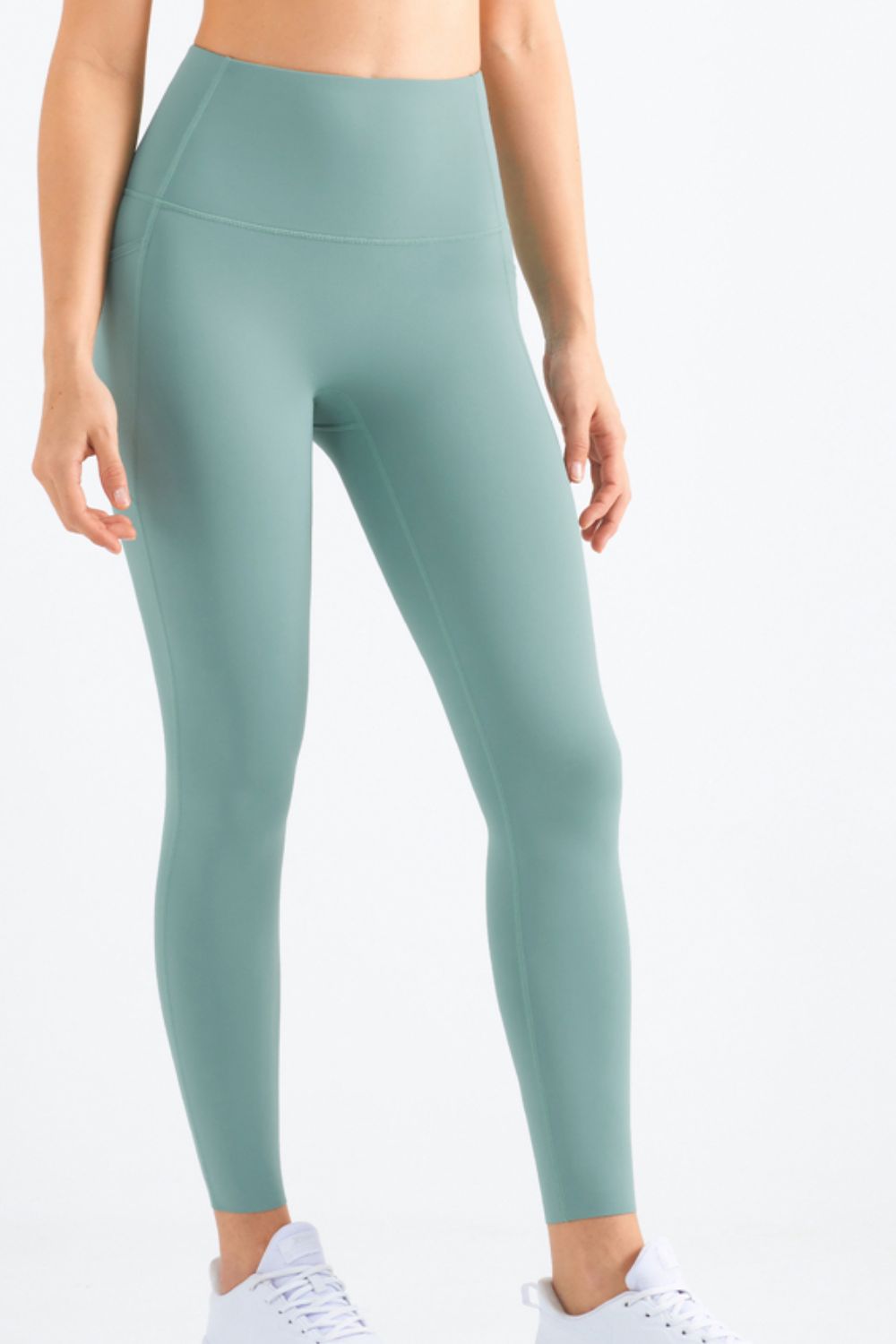 Leggings de yoga con bolsillo y cintura elástica muy elásticos