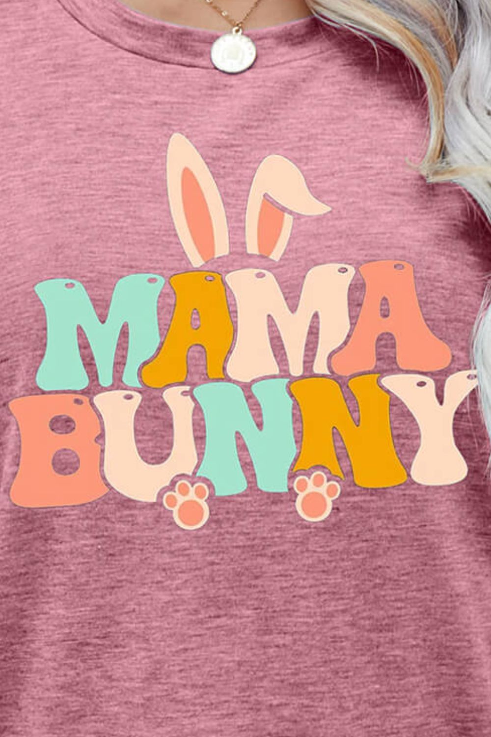 Camiseta MAMA CONEJITO de Pascua