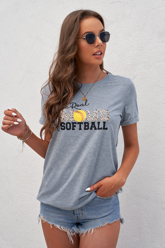 Camiseta gráfica LAS VERDADERAS MAMÁS DEL SOFTBOL