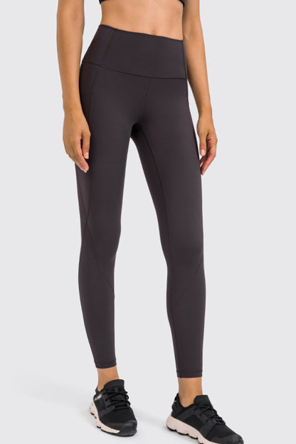 Leggings de yoga de tiro alto con bolsillo lateral