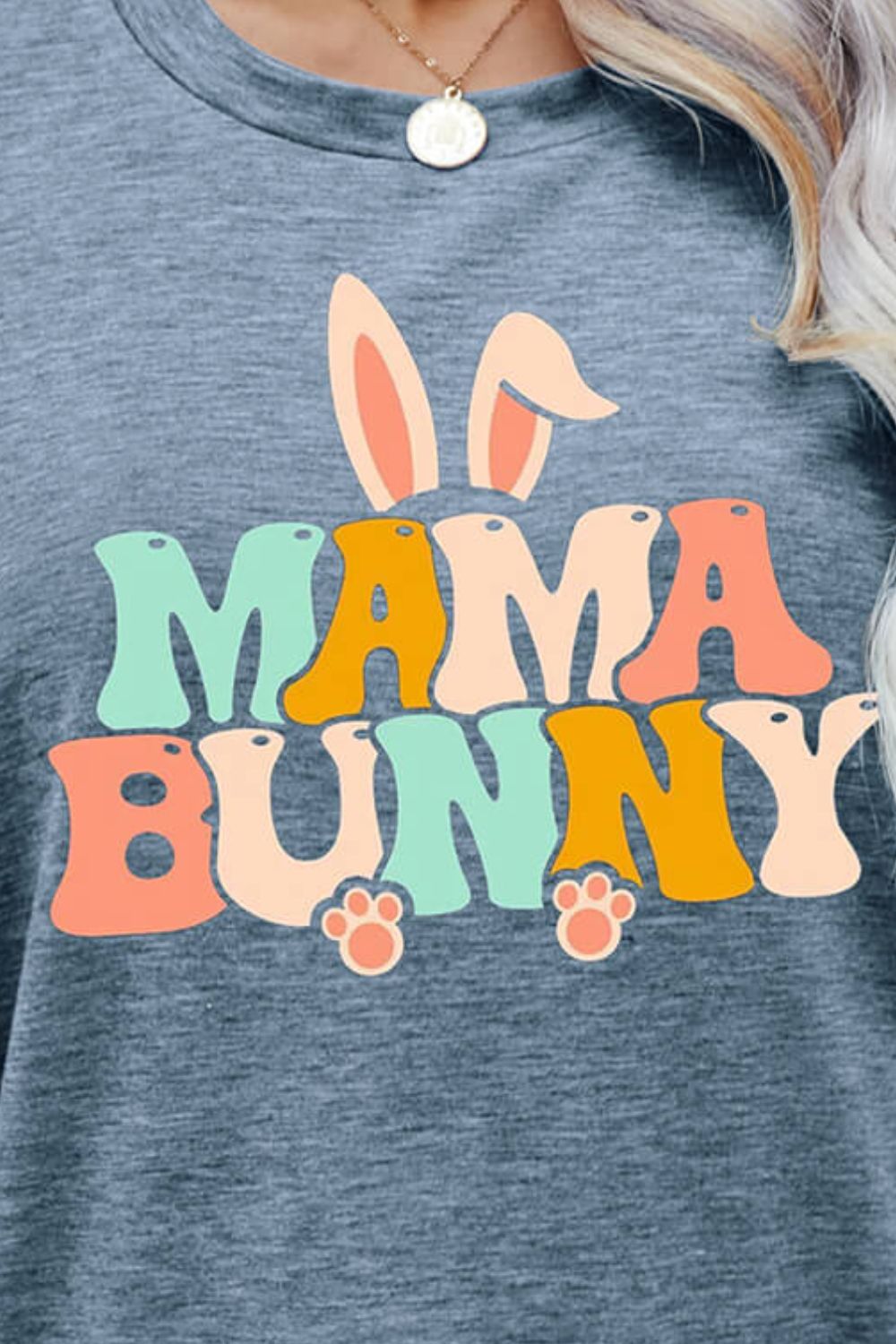 Camiseta MAMA CONEJITO de Pascua