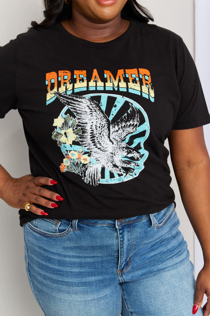 mineB DREAMER de tamaño completo Camiseta gráfica