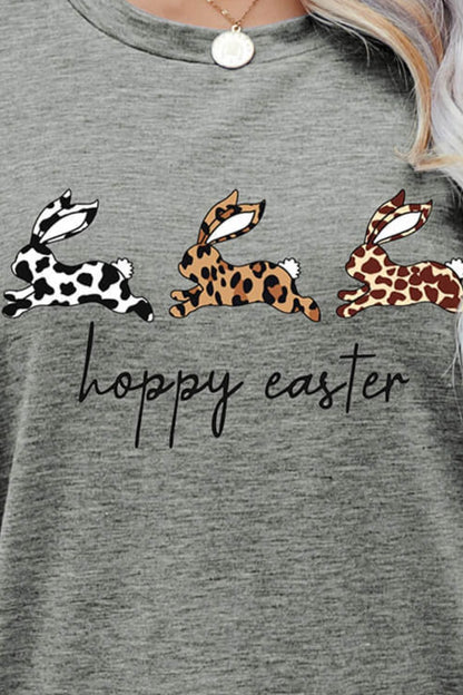 Camiseta con estampado de conejito de PASCUA HOPPY