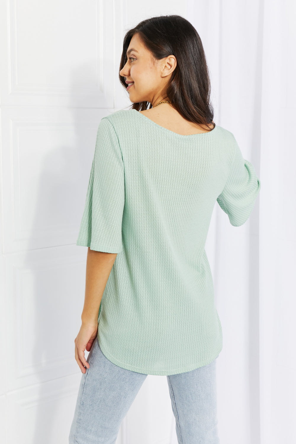 BOMBOM Honeysuckle Flare Sleeve Tunic