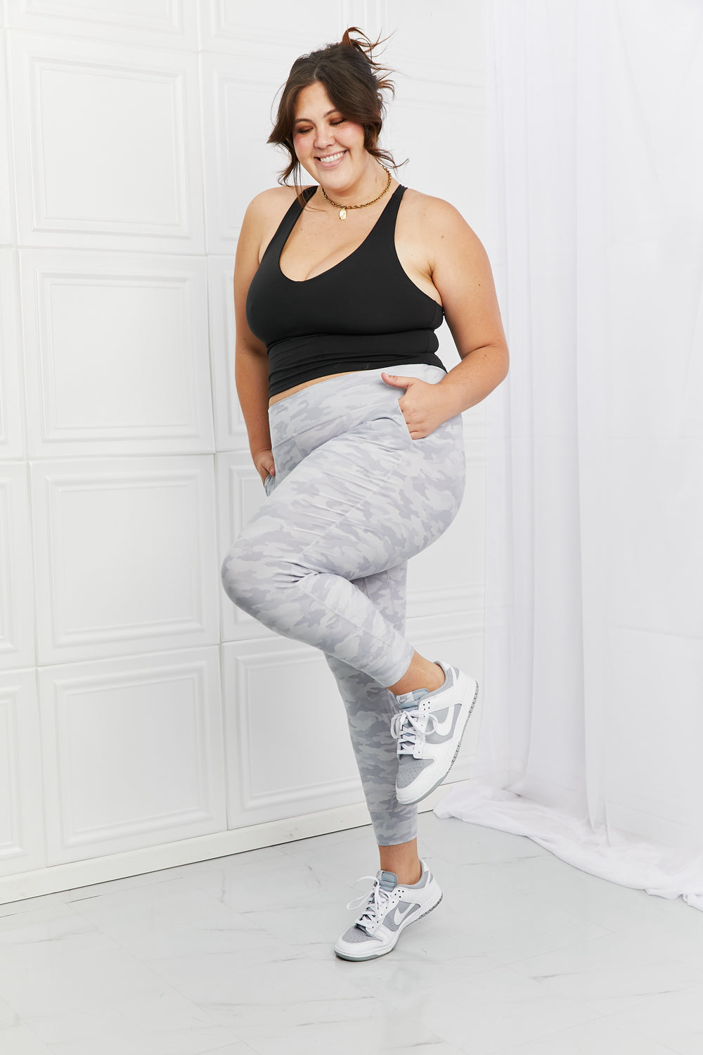 Leggings Depot On The Go Joggers ajustados de tamaño completo