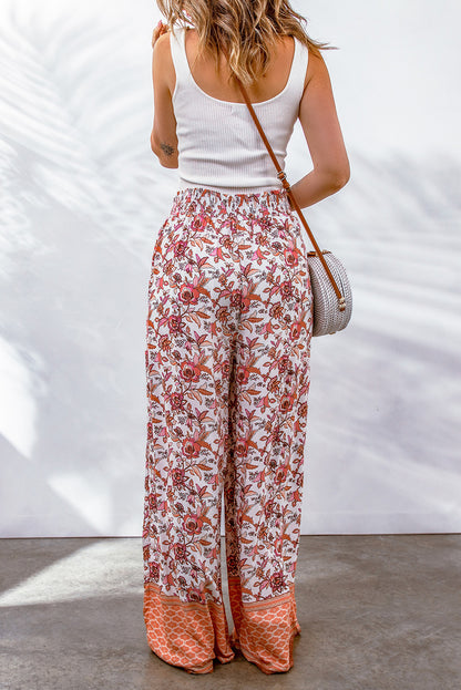 Culottes bohemios plisados