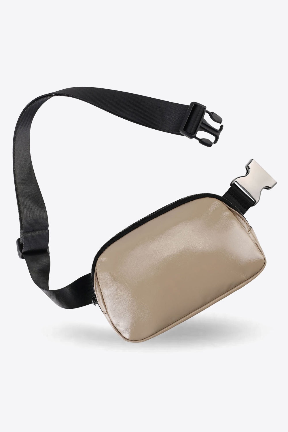 PU Leather Adjustable Strap Sling Bag