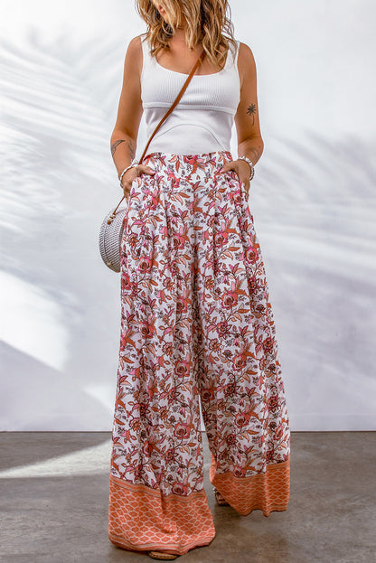 Culottes bohemios plisados