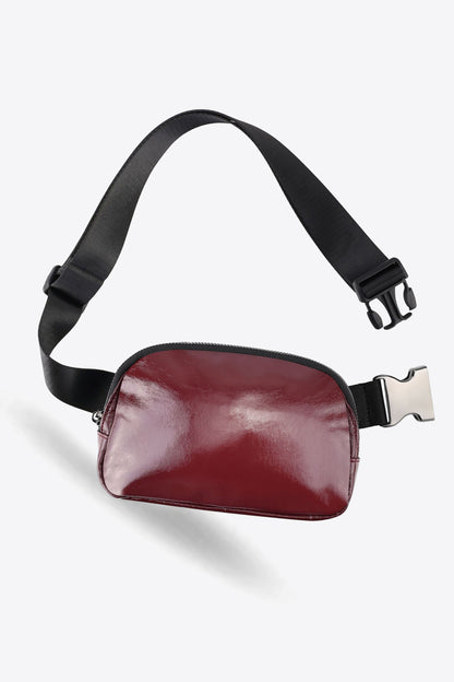 Bolso bandolera con correa ajustable de cuero PU